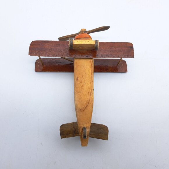 Wooden Biplane Model -Cuba - Picture 7 of 11